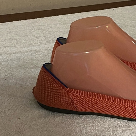 Rothy’s The Point Orange Flats Shoes Sz 9 - Picture 4 of 12